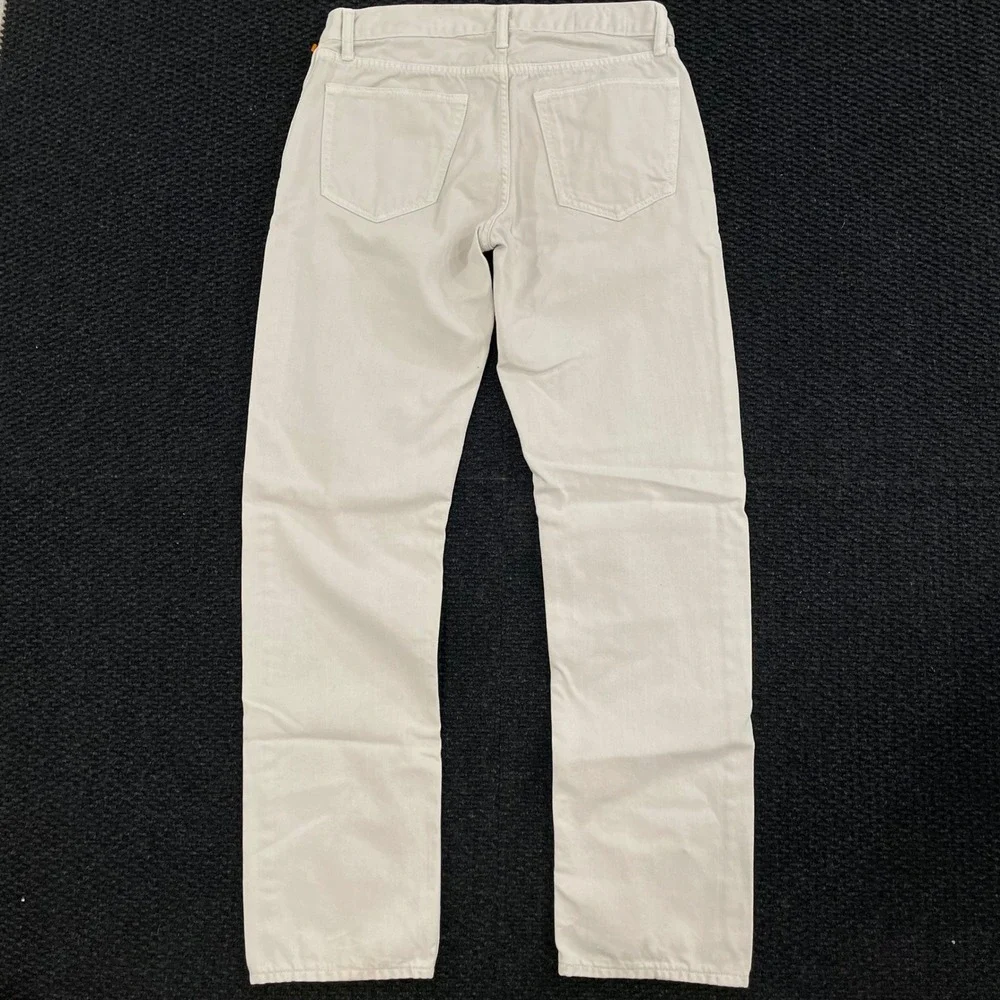 Banana Republic‎ Y2K Straight Fit Light Beige Denim Jeans Mens Size 31W 32L